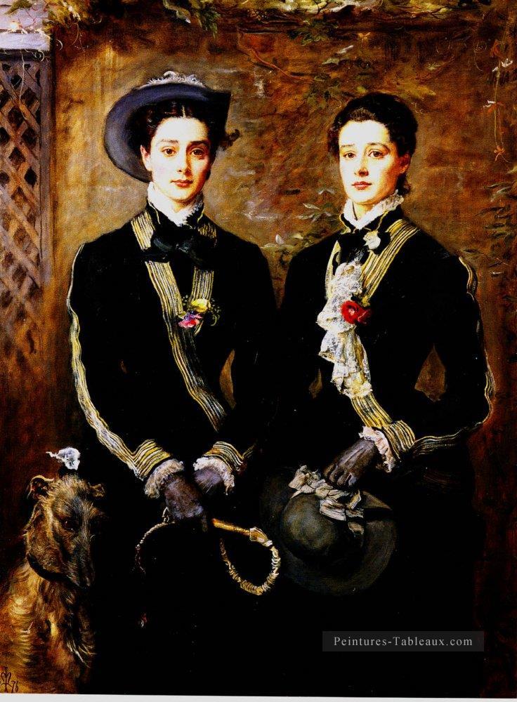 jumeaux préraphaélite John Everett Millais Peintures à l'huile